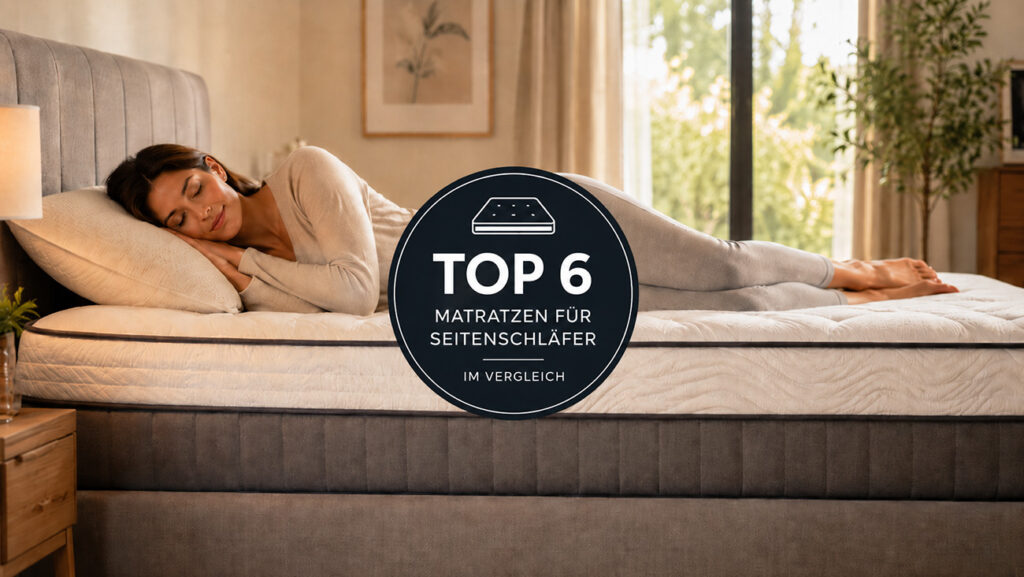 Matratzen für Seitenschläfer Test. Die besten 6 Matratzen.