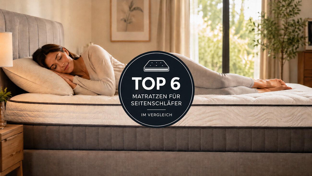 Matratzen für Seitenschläfer Test. Die besten 6 Matratzen.